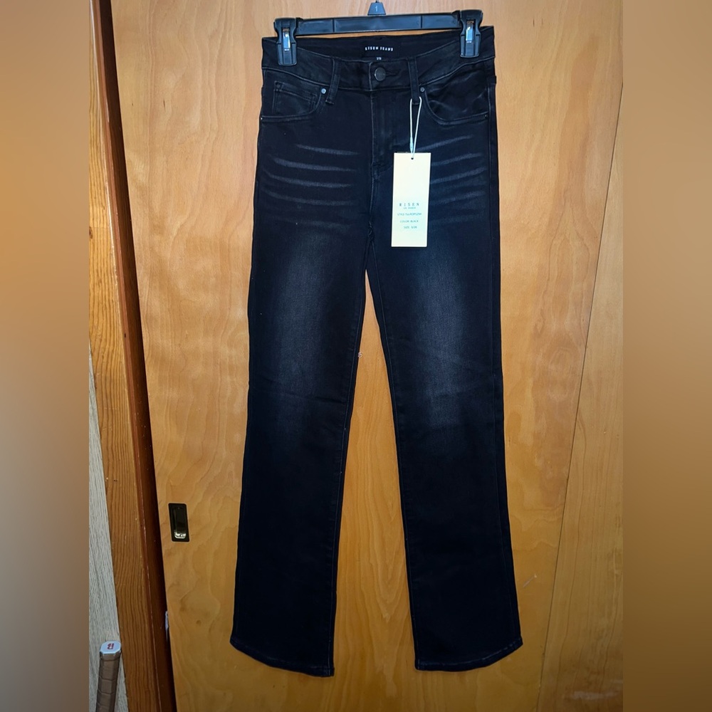NWT black Risen jeans 3/26